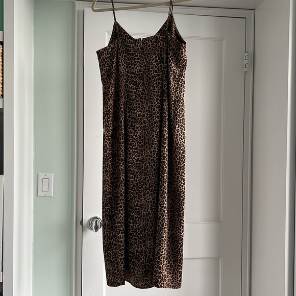 J. Crew Factory leopard print slip dress - Picture 5 of 8